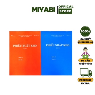 [SALE] Phiếu Xuất kho - Nhập kho A4 bán hàng 2 liên 60 - 100 tờ chất liệu giấy cao cấp