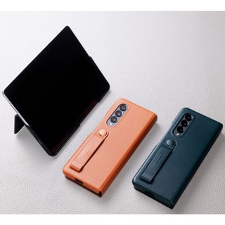 Bao da Samsung Galaxy Z Fold 3 Leather Flip Cover Hàng chính hãng