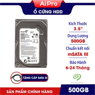 Ổ cứng HDD Seagate 500GB - Mới trên 90%) - Bảo hành 6-24 tháng 1 đổi 1