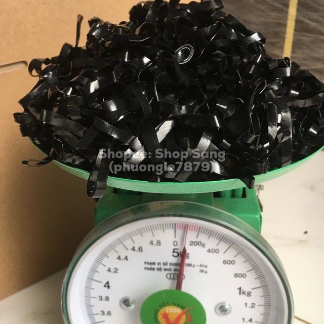 _100gram Chun Nịt Buộc Tóc Thun Đen Cột