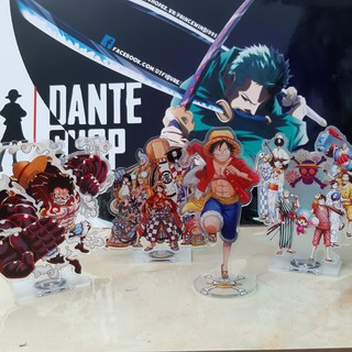 Mô Hình Standee Acrylic Anime One Piece Nhân Vật Luffy, Zoro, Sanji, Nami, Robin (14-15.5cm)