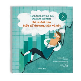 Sách - Hành trình kỳ thú của William Playfair - Khám phá STEAM - Crabit Kidbooks