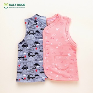 Áo ghile Uala hoạ tiết