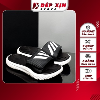 Dép ADIDAS ALPHABOUNCE Thái Lan cao cấp siêu bền nhẹ (Đen Đế Trắng)