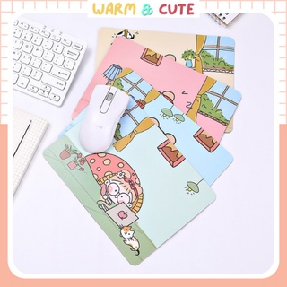Lót chuột hình chữ nhật họa tiết cô gái dễ thương giúp thao tác chuột dễ dàng Warm&amp;Cute LD10