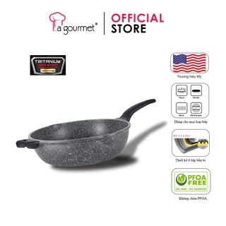 Chảo đá chống dính La gourmet Shogun Miwa 32cm sâu - 360519