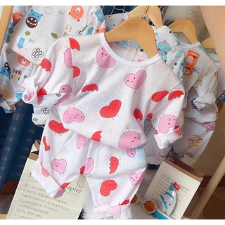 Bộ cotton thông hơi dài tay cho bé size sơ sinh