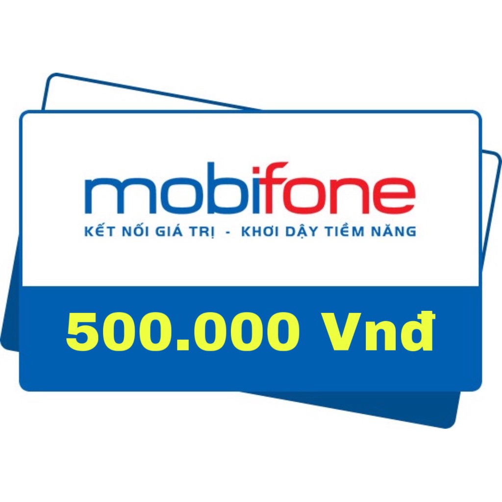 Thẻ nạp Mobifone 500k
