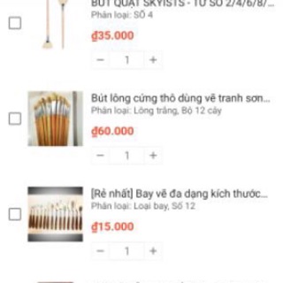 Combo sản phẩm theo đơn riêng