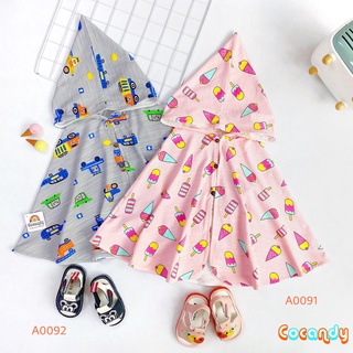 Áo choàng cho bé -áo choàng cánh dơi-áo chống nắng-chống gió-chất liệu cotton hàn cao cấp lô 002 của COCANDY mã AC10