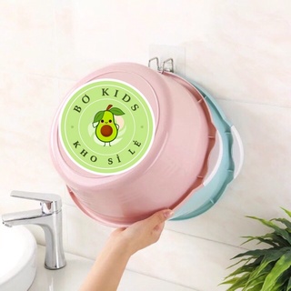 Móc Inox Dán Tường Treo Thau Chậu, Khăn, Quần Áo/ Giá Gắn Tường Treo Đồ Nhà Bếp, Nhà Tắm