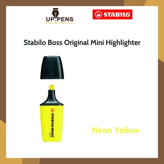 Bút dạ quang Stabilo Boss Original Mini Highlighter - Màu vàng dạ quang (Fl. Yellow)