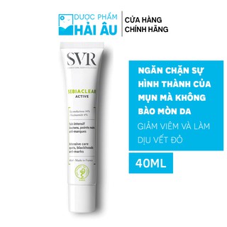 Kem dưỡng SVR SEBIACLEAR ACTIVE giảm mụn ẩn, dưỡng da giảm mụn