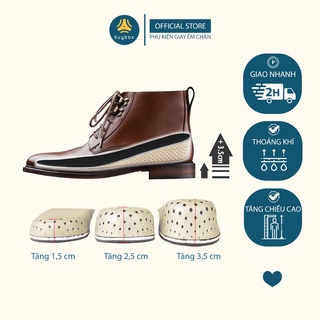 Lót giày độn đế tăng chiều cao 2cm, 3cm, 4cm cấu tạo tổ ong thoáng khí - buybox - BBPK57