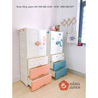 Tủ gấu 4 tầng/ 5 tầng cao cấp cho bé siêu dễ thường hàng chính hãng