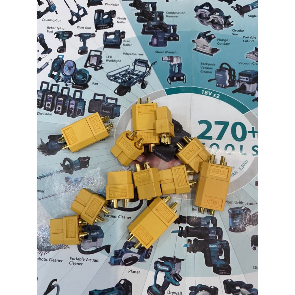 ( 5 CÁI ) Jack XT60 (Jack esc và jack Pin). LL