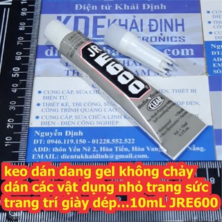 keo dán dang gel không chảy, dán các vật dụng nhỏ trang sức, trang trí giày dép…10mL JRE600 kde6790