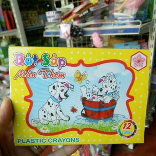 Bút sáp màu thơm Hada 12 màu