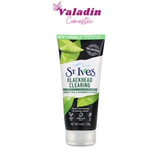 Sữa rửa mặt tẩy tế bào chết STIVES Blackhead Clearing Green Tea Scrub Chiết Xuất Thiên Nhiên 170g