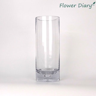 Bình cắm hoa thủy tinh trụ tròn 12x30cm