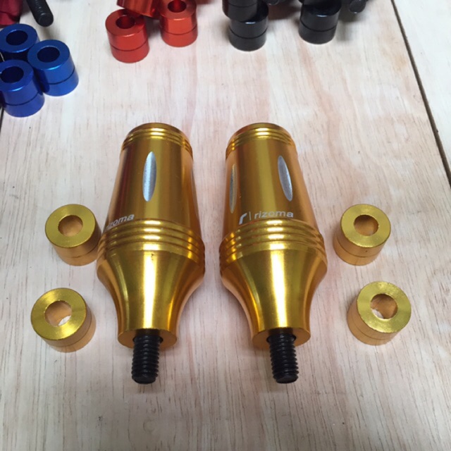 Gù chống đổ xe máy sau CNC [ Mẫu mập 2018 ]