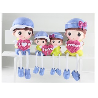 Bộ gia đình bốn búp bê tình yêu