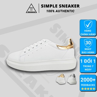 Giày Domba Sneaker Chính HãngFREESHIPDomba High Point White Metallic Gold- Giày Thể Thao Domba Auth- Simple Sneaker