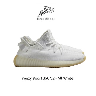 Giày sneaker nam big size (45, 46, 47, 48) màu full trắng all white, giày thể thao size lớn, đế boost 350 v2 siêu êm