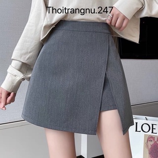 quần váy a xẻ cạnh quần short váy 188