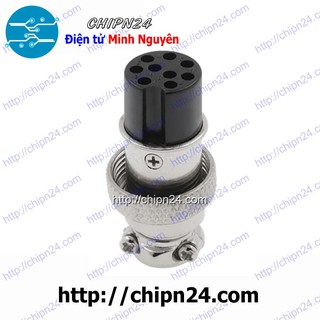 [2 CÁI] Jack GX16-9P Đực 15A 250V (Jack điện, tín hiệu, nối nguồn nhiều chân)