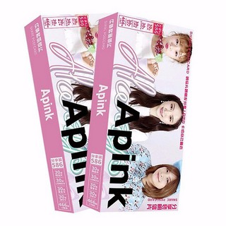 Hộp ảnh Postcard Apink tặng kèm lomo sticker in hình thần tượng