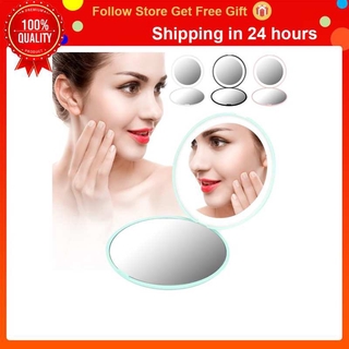 (Hàng Mới Về) Gương Trang Điểm Mini Phóng Đại 10x Phóng Đại 12 Bóng Led Có Thể Gấp Gọn