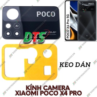 Kính camera xiaomi poco x4 pro kèm keo dán