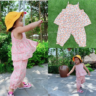 Bộ 2 dây quần lửng hoa nhí
