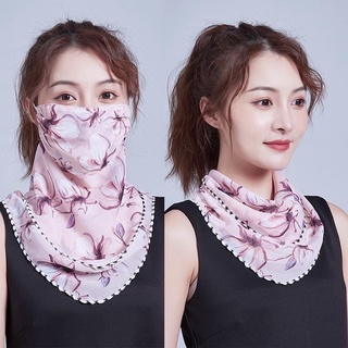 Khẩu trang vải voan chống nănsg che cổ đa năng 2 trong 1
