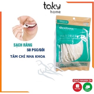 Tăm Chỉ Nha Khoa - Tăm Chỉ Y Tế Chất Lượng Cao - Công Nghệ Nhật Bản - An Toàn, Sạch Sẽ, Tiện Lợi. TakyHome 7050