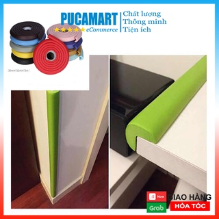 Cuộn Xốp Bọc Cạnh Bàn PUCA, Xốp Bọc Cạnh Tủ, Góc Tường Dài 2m Bảo Vệ Gia Đình Bạn