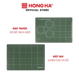 Bảng gỗ học sinh Hồng Hà 2 mặt tách gộp 4 ly - 3555