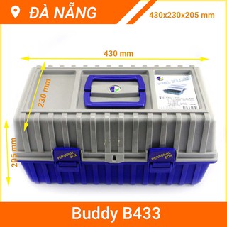 Hộp đồ nghề 3 tầng nhiều ngăn cỡ lớn Buddy B-433