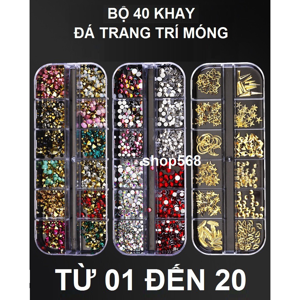 Đá đính móng từ 01-20