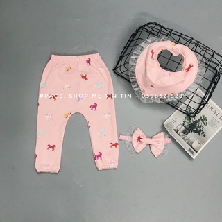 Quần đũng rộng cotton cho bé [MS185 size 7-9kg]