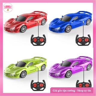 Ô Tô Điều Khiển Từ Xa Có Đèn LED( Tặng Kèm Pin) - Đồ Chơi Trẻ Em Thích
