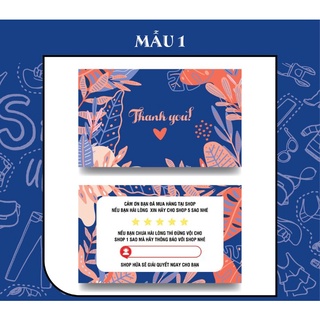 COMBO 50 - 100 CARD CẢM ƠN KHÁCH HÀNG CÓ SẴN CHO KHÁCH - FREESHIP -