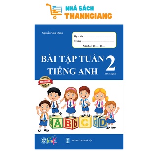 Sách - Bài tập tuần TIẾNG ANH 2  - Chương trình mới (1 cuốn)