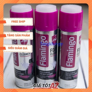 Chai xịt bọt Flamingo F002 vệ sinh da làm sạch ghế da , nội thất ô tô - Làm sạch ghế da, nỉ, taplo