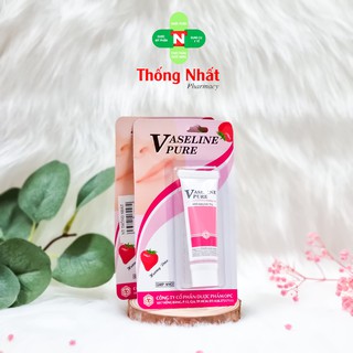[CHÍNH HÃNG] - DƯỠNG ẨM VASELINE PURE OPC HƯƠNG DÂU TUÝP 10G