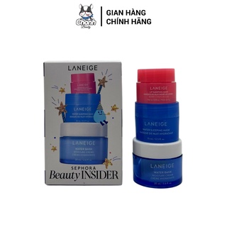 Set Kem dưỡng +Ủ môi + Nạ Ngủ La-nei-ge