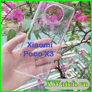 Ôp lưng silicon Xiaomi Poco x3 NFC / Poco X3 pro trong suốt