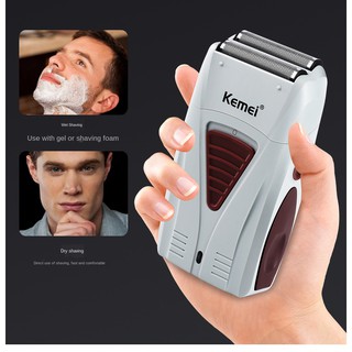 Máy Cạo Khô,Cạo Râu,Fade Tóc Chuyên Nghiệp Kemei 3382 Lưỡi Kép