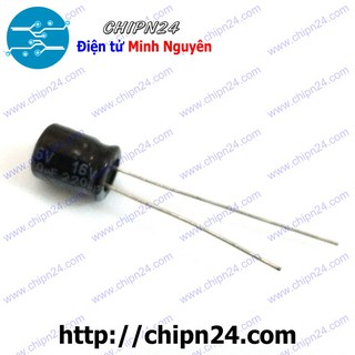 [10 CON] Tụ hóa 220uF 16V (6x12mm)